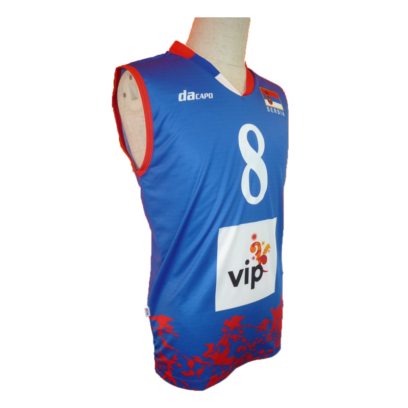 ATAK バレーボール高性能速乾素材使用スロバキアバレー協会SVF公式ポロシャツ(ホワイト) | 海外スポーツグッズKitahefu